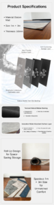 diatomite mud mat for tent interior